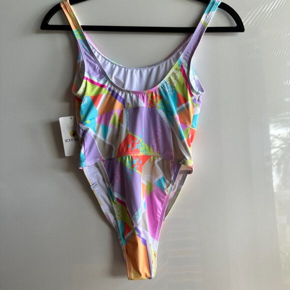 NWT $129 Body Glove Women's Swimsuit L M COLORBOX DELILAH ONE-PIECE - Picture 8 of 9